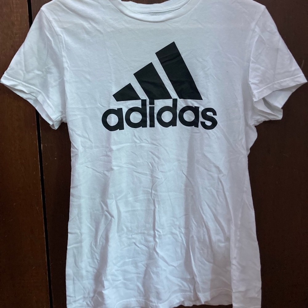 White adidas shirt